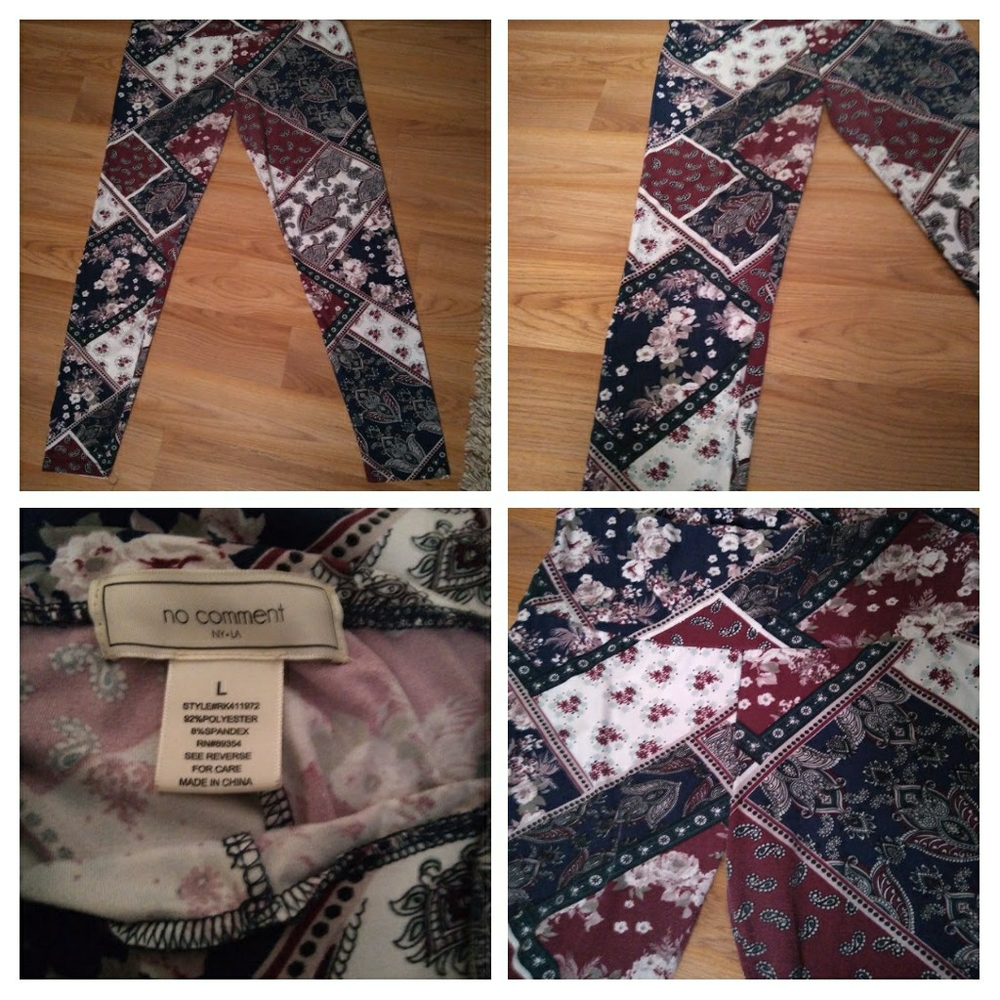 No Comment Large Leggings